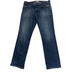 Tecovas Standard Jean Mens 36x32 Dark Blue Italian Denim Straight Leg USA Made